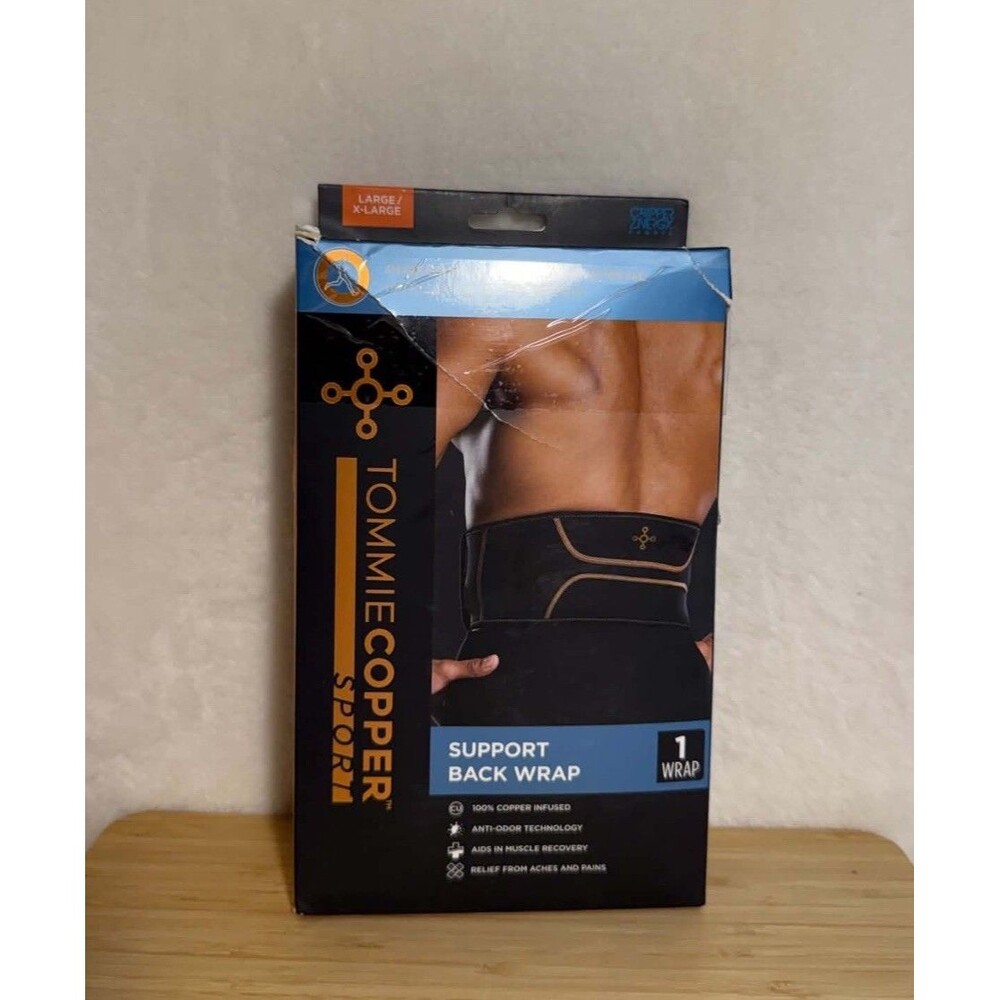 Tommie Copper Sport Comfort Back Brace L/XL Support  Wrap